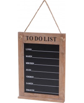 "Tableau memo ""TO DO LIST"" tour en bois"
