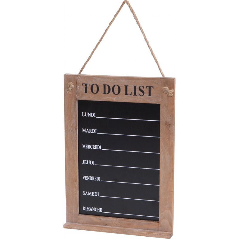 TABLEAU MEMO "TO DO LIST" TOUR EN BOIS "Tableau memo ""TO DO LIST"" tour en bois"