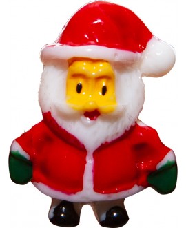 Tableau calendrier de l'avent en bois avec magnet Pere-Noel