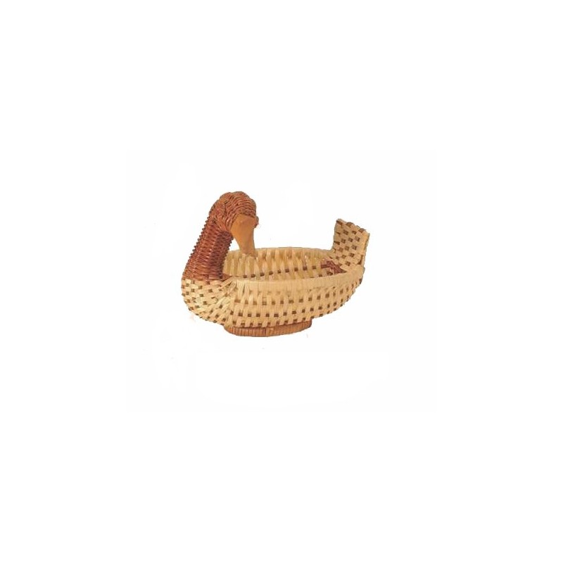 107C.jpg Canard en bambou et fougere et tete de cote