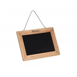 Tableau memo en bois naturel