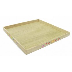 CORBEILLE BOIS NATUREL + FRUITS