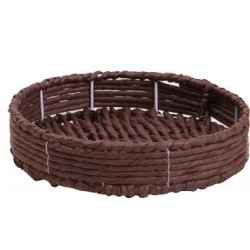 CORBEILLE CORDE COLORIS MARRON
