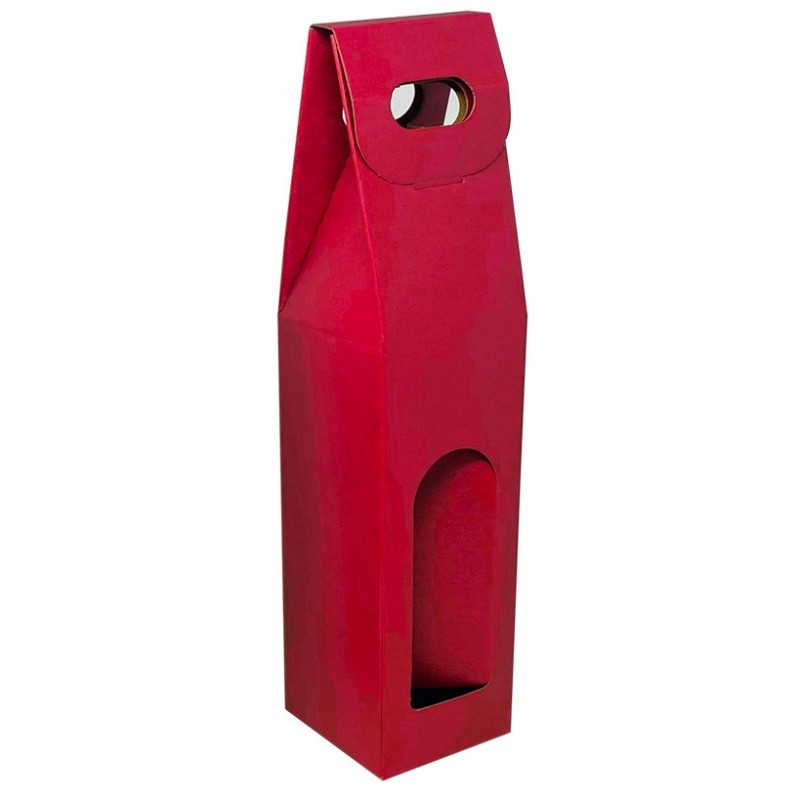2116.jpg ETUI CARTON 1 BOUTEILLE COLORIS BORDEAU - Mini commande 50p
