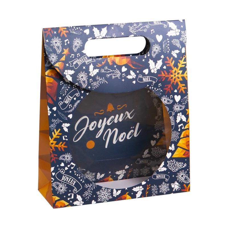 Z299.jpg SAC CARTON + FENETRE DECO NOEL