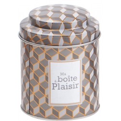 Boite a the en metal 'Ma boite a plaisir'