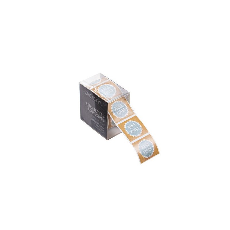 Rouleau de 500 etiquettes Plaisir d'offrir