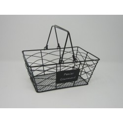 PANIER METAL NOIR BRILLANT PANIER G
