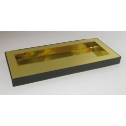 PLATEAU CARTON DORE/NOIR