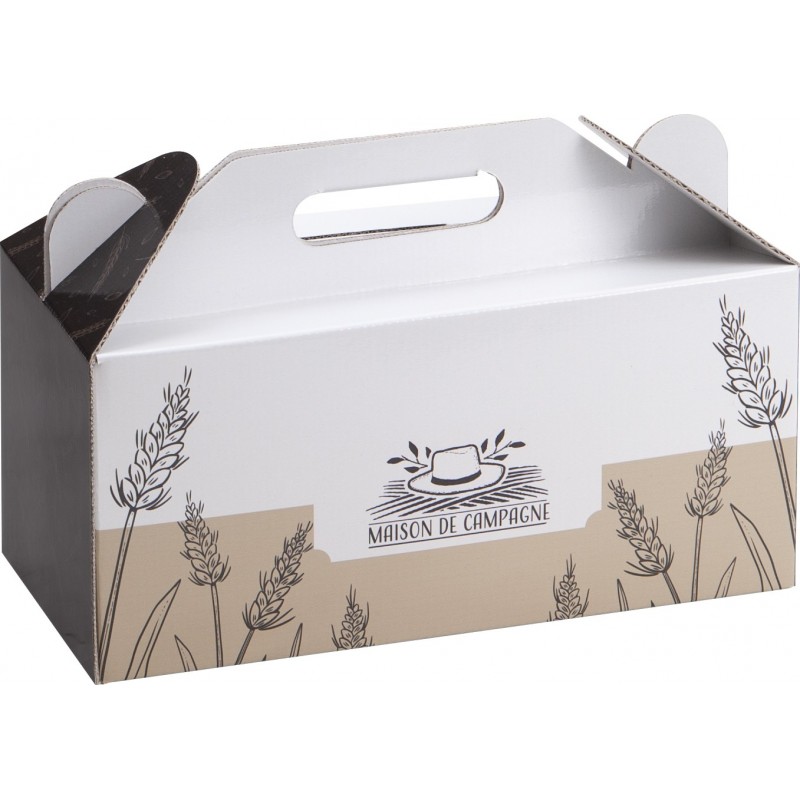 Coffret carton FSC box Maison de campagne