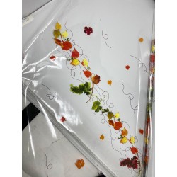 Rouleau de papier cristal imprime vignes - 120 m