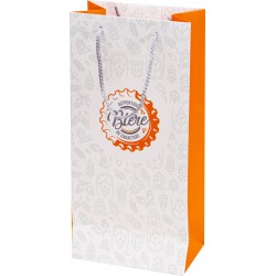 Sac carton FSC Authentique biere de caractere 2 bouteilles