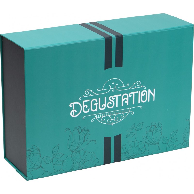 Coffret carton FSC vert Degustation