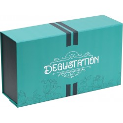 Coffret carton FSC vert Degustation