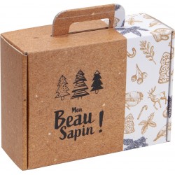 Valisette carton FSC Mon beau sapin