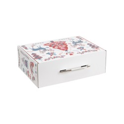 Valisettes rectangulaire carton Scandinave 34,5x22x12
