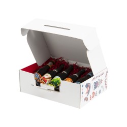 Valisettes rectangulaire carton Scandinave 34,5x22x12