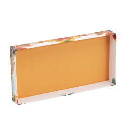 Corbeille rectangulaire carton Color 24.4x12.4x3.2