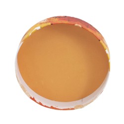 Corbeille ronde carton Color diametre 15,4x3,2
