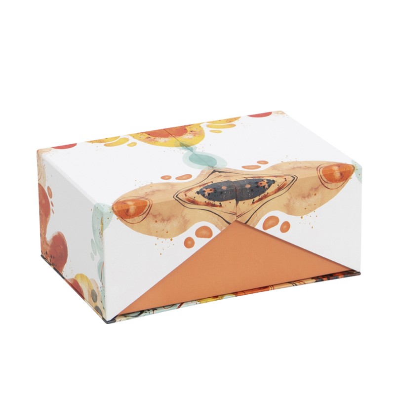 Boite double ouverture carton Color 19x12,5x8cm