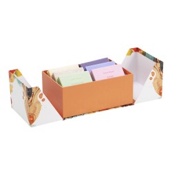 Boite double ouverture carton Color 19x12,5x8cm