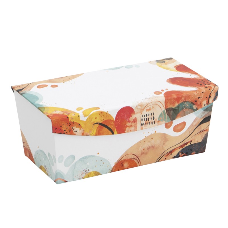 Boite carton avec couvercle aimante Color 22x12x9