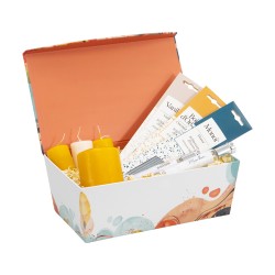 Boite carton avec couvercle aimante Color 28x17x10