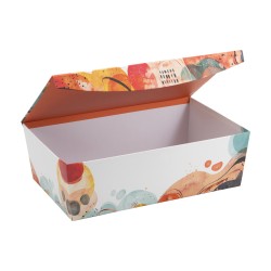 Boite carton avec couvercle aimante Color 35x23x11