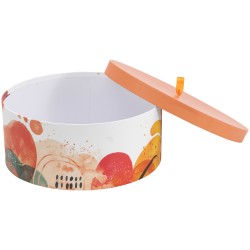 Boite a chapeau carton Color diametre 34x14