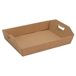 Corbeille en carton FSC coloris kraft