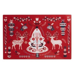 Planche a decouper en verre Noel Scandinave