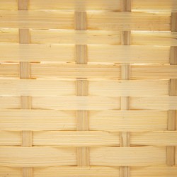 Corbeille ronde en bambou naturel