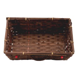 Valise bambou couleur chocolat