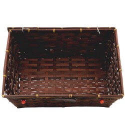 Valise bambou couleur chocolat