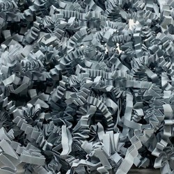 Frisure de papier coloris gris par 10kg