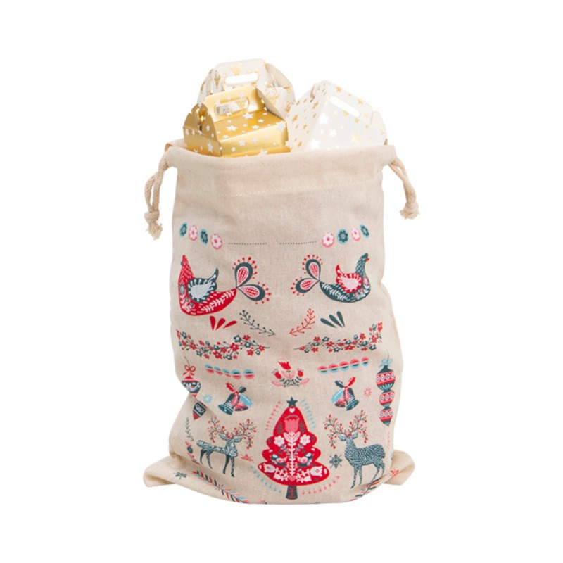 Pochon En Tissu Coton Blanc Diptyque Paris - Pour Parfum Ou Accessoires, Vendu à L'unité
