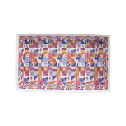 Corbeille rectangulaire carton Escapade 33x20x7