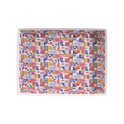 Corbeille rectangulaire carton Escapade 36x27x7