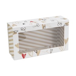 Coffret rectangulaire carton Inconditionnelle 32x18x10