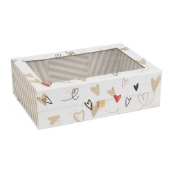 Coffret rectangulaire carton Inconditionnelle 35x25x11