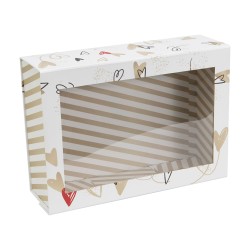 Coffret rectangulaire carton Inconditionnelle 35x25x11