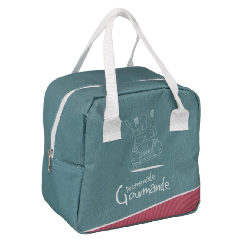 Sac isotherme 600D vert Promenade gourmande 6L