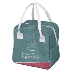 Sac isotherme 600D vert Promenade gourmande 6L