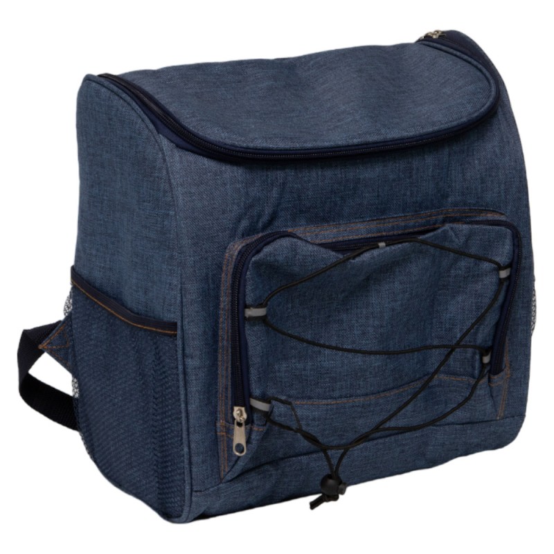 Sac a dos isotherme synthetique couleur jean