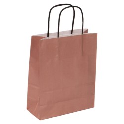 Sac papier kraft cuivre 18x8x22