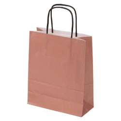 Sac papier kraft cuivre 18x8x22