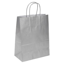 Sac papier kraft blanc 23x12x30