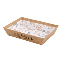 Corbeille carton FSC naturel 'Mon beau sapin'