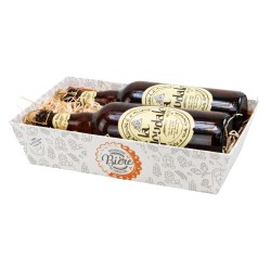 Corbeille carton FSC renforce Authentique biere de caractere