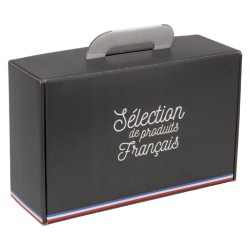 Valisette carton FSC gris produits francais